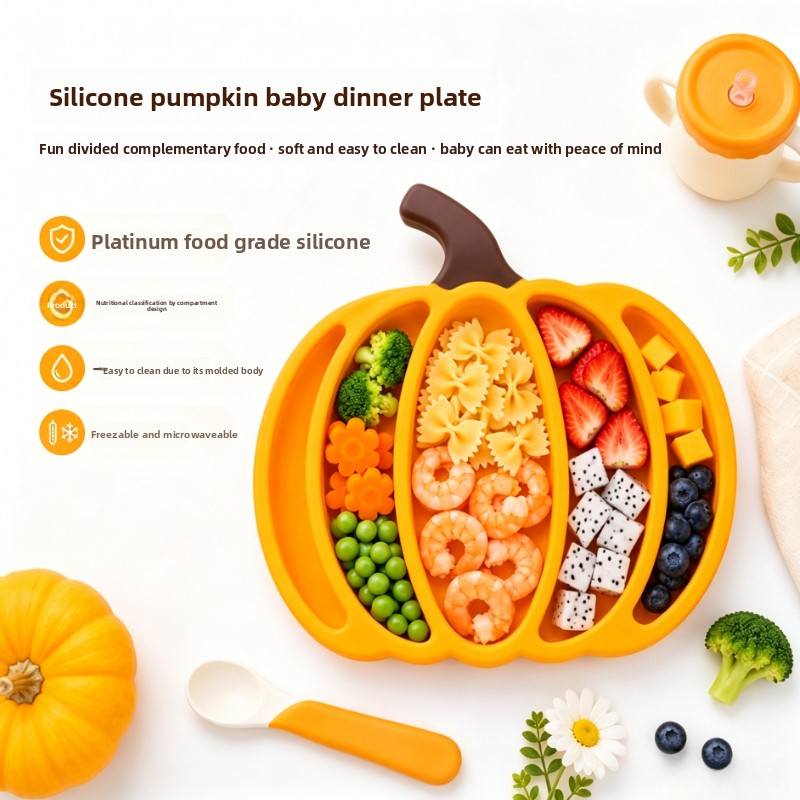 Pumpkin Silicone Baby Divided  - Baby Food Vegetables recension och pris
