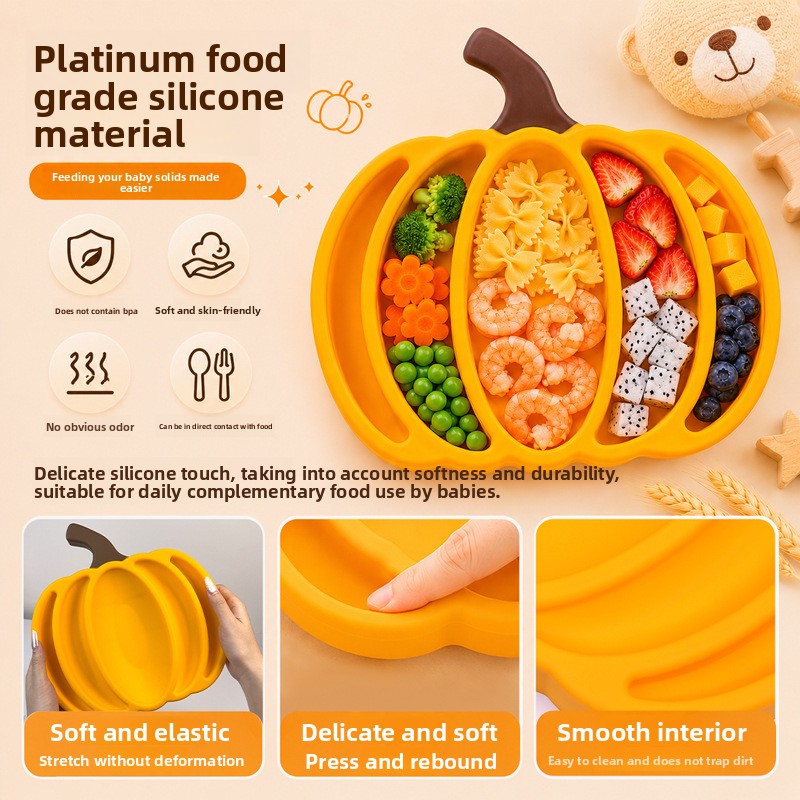 Pumpkin Silicone Baby Divided  - Baby Food Vegetables recension och pris