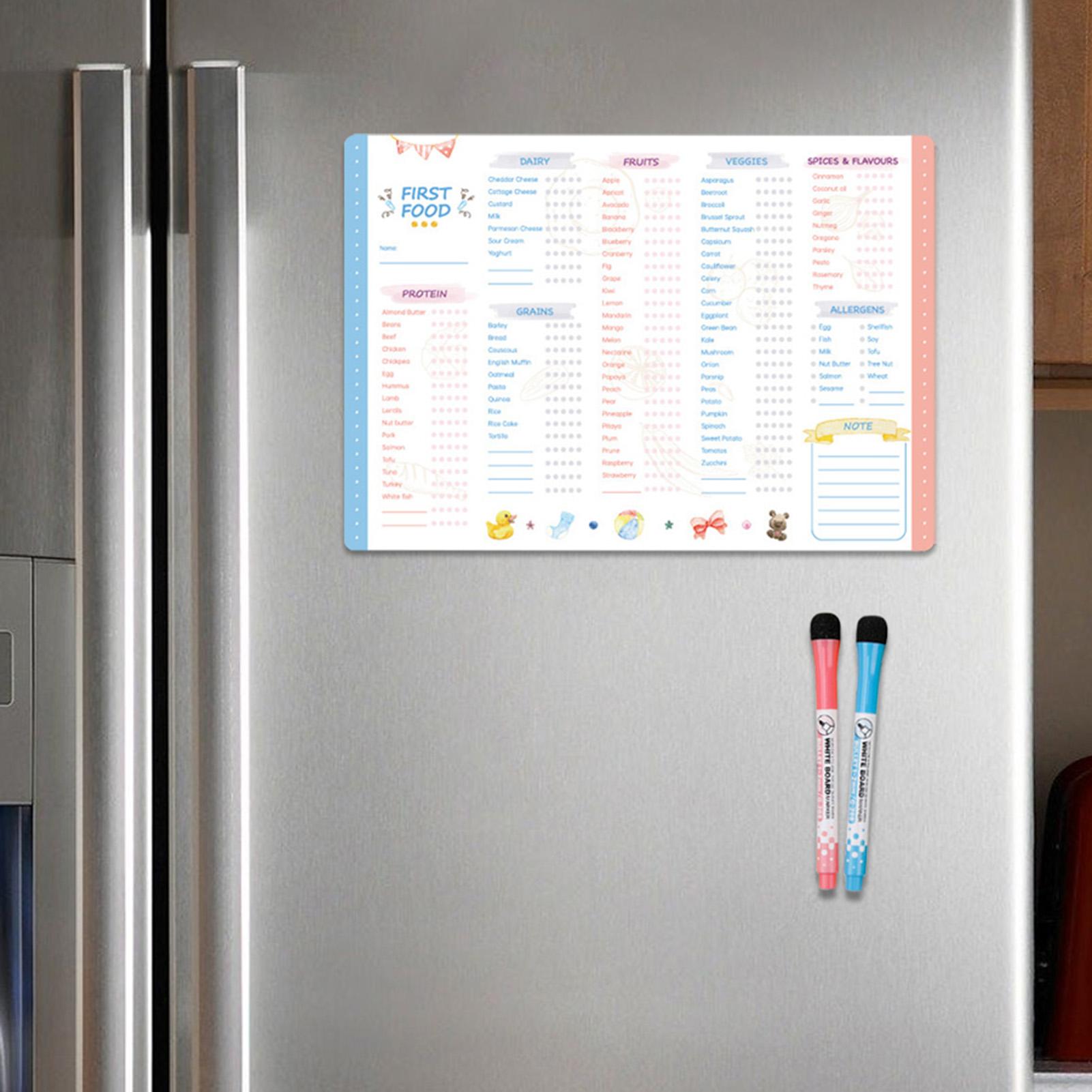 Baby First Foods Checklist Mag - Baby Food Menu recension och pris