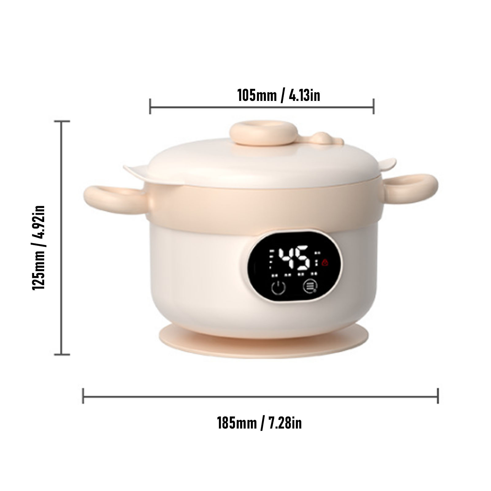 Food Warmer Bowl Electric Lunc - Baby Food Warmer recension och pris